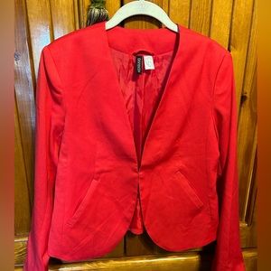Divided brand Red Blazer size 10